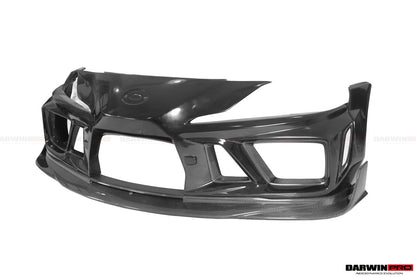 2019-UP Toyota GR Supra (J29 & DB) A90 A91 BKSSII Style Partial Carbon Fiber Front Bumper - DarwinPRO Aerodynamics