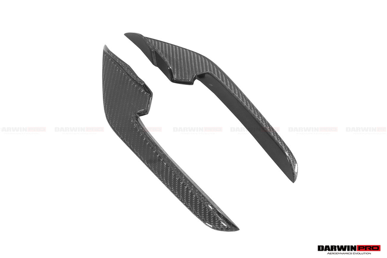 2019-UP Toyota GR Supra (J29 & DB) A90 A91 BKSSII Style Partial Carbon Fiber Front Bumper - DarwinPRO Aerodynamics