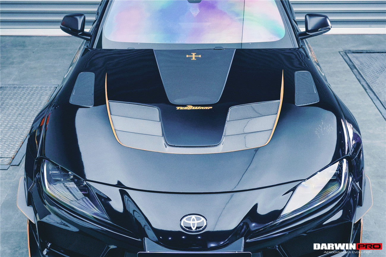2019-UP Toyota GR Supra (J29 DB) A90 A91 BKSSII Style Carbon Fiber Hood