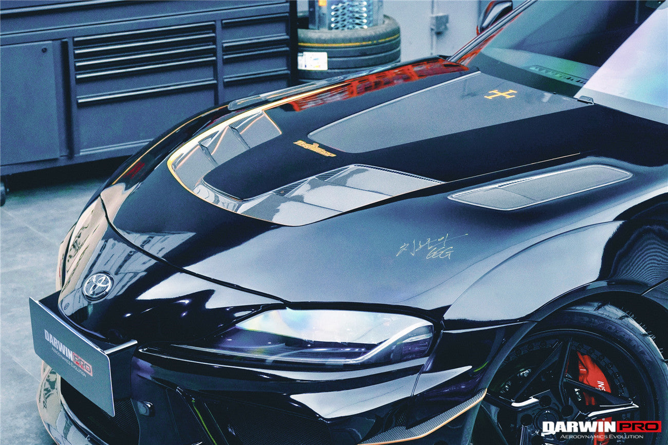 2019-UP Toyota GR Supra (J29 DB) A90 A91 BKSSII Style Carbon Fiber Hood