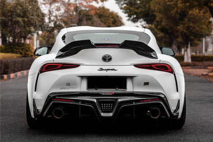 2019-UP Toyota GR Supra (J29 & DB) A90 A91 BKSS Style Carbon Fiber Rear Diffuser Lip - DarwinPRO Aerodynamics