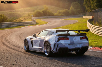 2013-2017 Corvette C7 Z51 BKSS Style Fiber Reinforce Ploymer Wide Rear Fender - DarwinPRO Aerodynamics