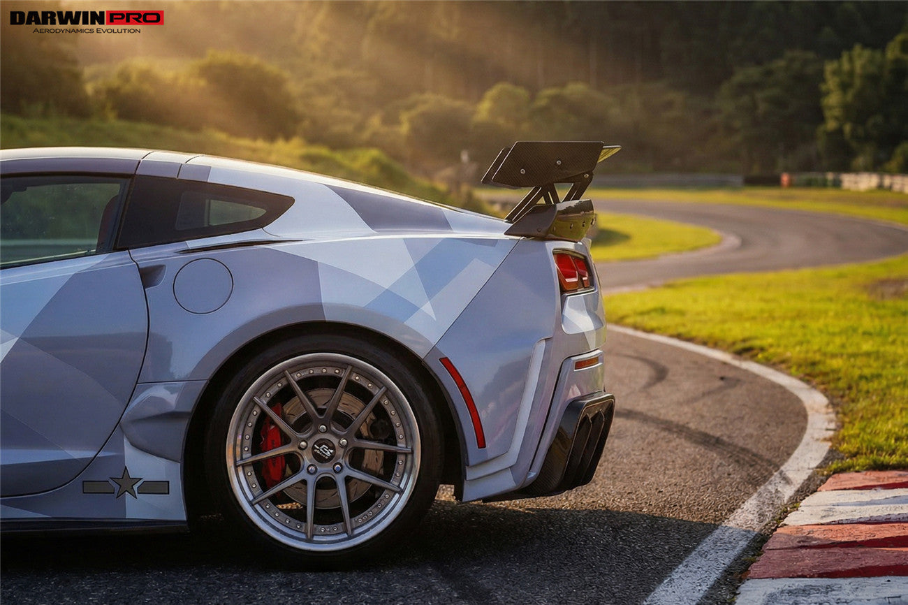 2013-2019 Corvette C7 Z51 Grandsport Z06 BKSS Style Trunk Wing Spoiler - DarwinPRO Aerodynamics