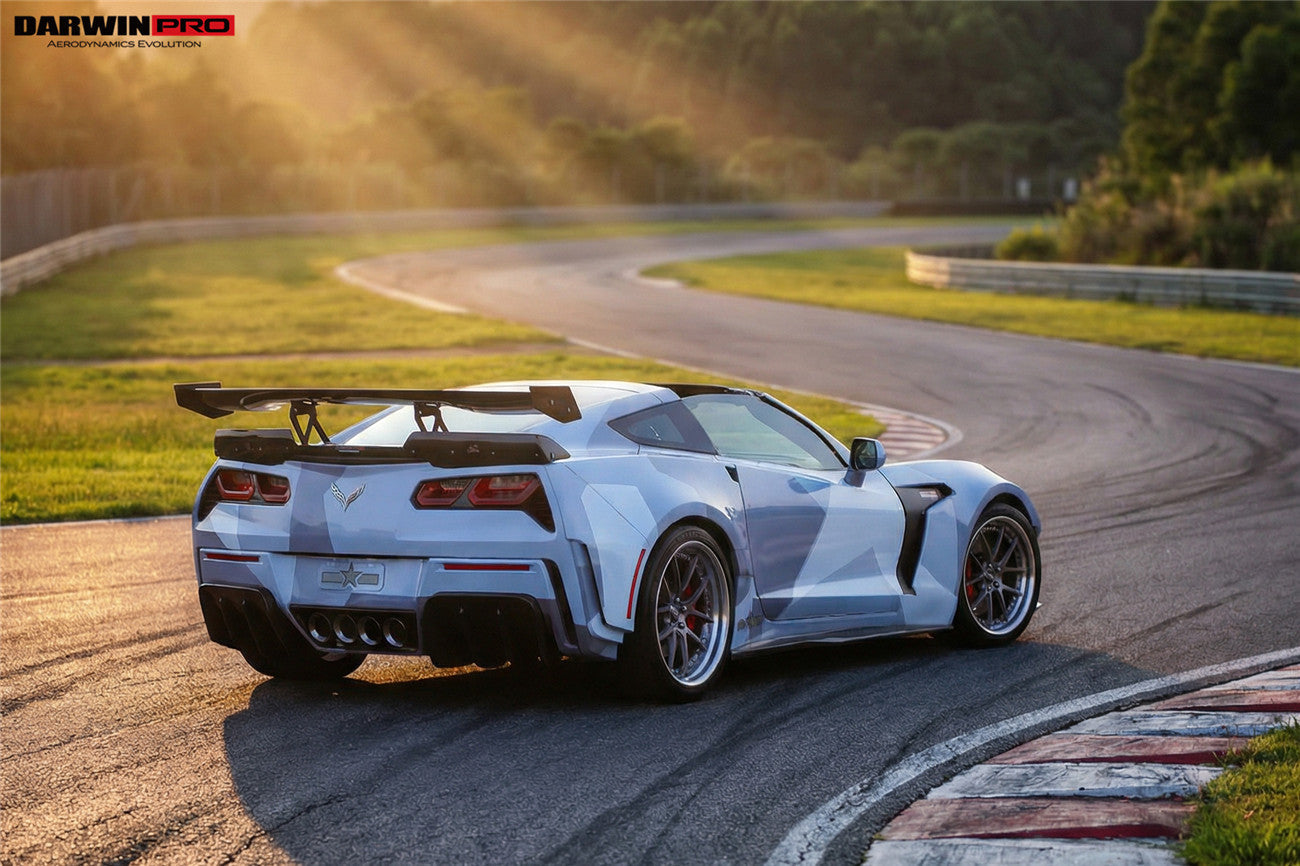 2013-2019 Corvette C7 Z51 Grandsport Z06 BKSS Style Trunk Wing Spoiler - DarwinPRO Aerodynamics