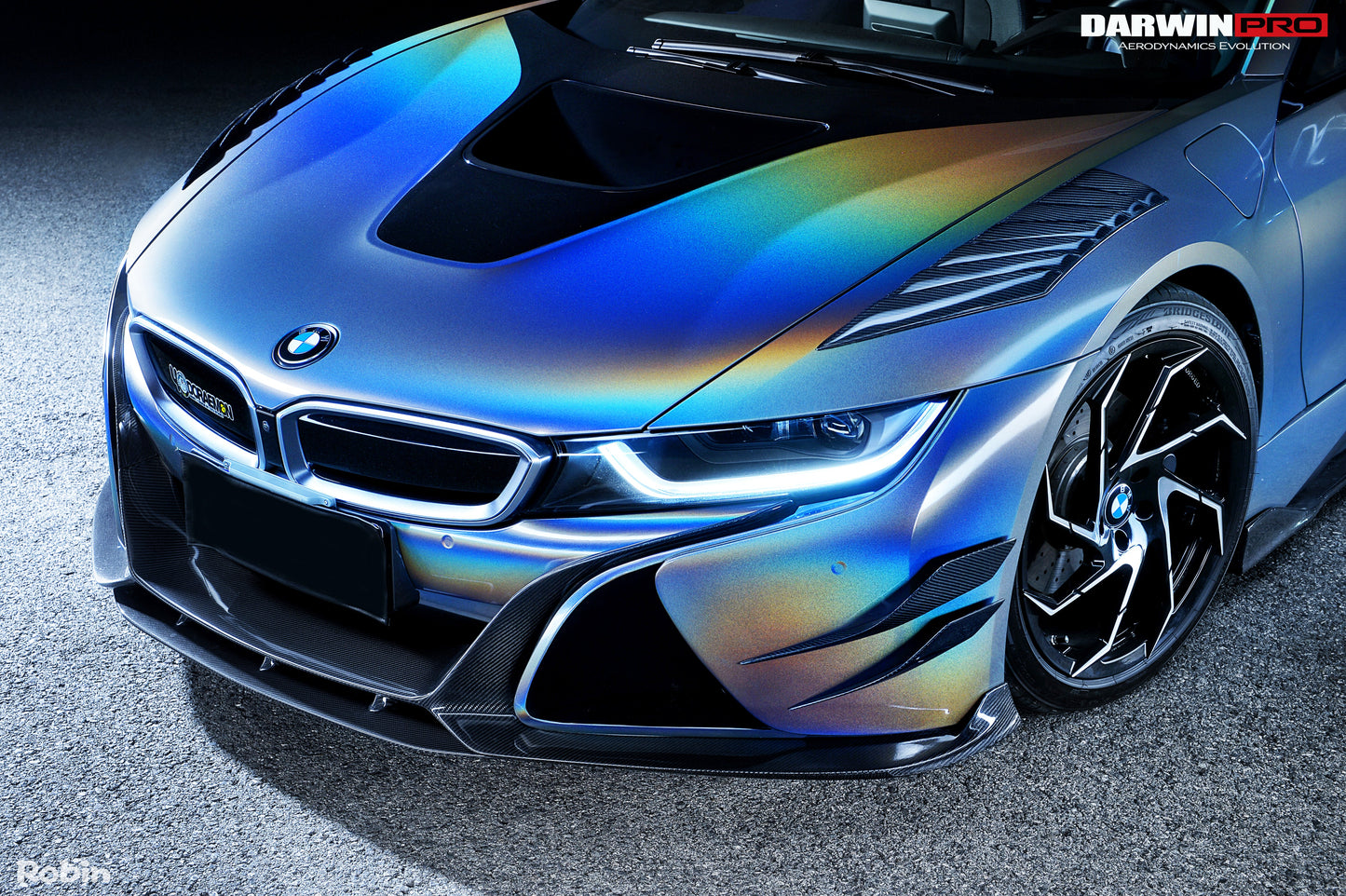 DarwinPRO 2014-2018 BMW i8 BZK Carbon Fiber Full Body Kit - DarwinPRO Aerodynamics