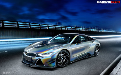 2014-2018 BMW i8 BZK Carbon Fiber Front Fender Vents - DarwinPRO Aerodynamics