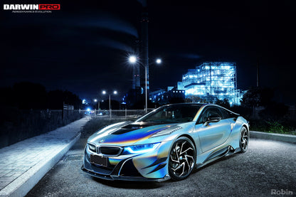 2014-2018 BMW i8 BZK Carbon Fiber Side Skirts - DarwinPRO Aerodynamics