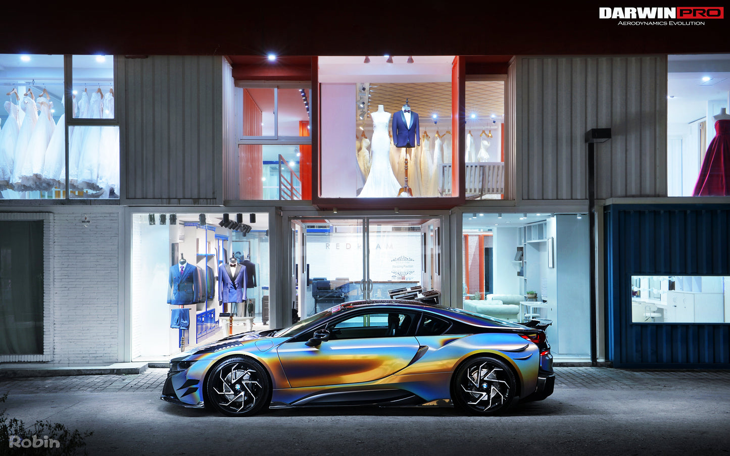 DarwinPRO 2014-2018 BMW i8 BZK Carbon Fiber Full Body Kit - DarwinPRO Aerodynamics