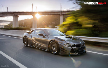 2014-2018 BMW i8 BZK Carbon Fiber Front Fender Vents - DarwinPRO Aerodynamics