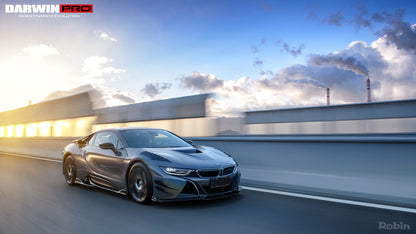 2014-2018 BMW i8 BZK Carbon Fiber Front Fender Vents - DarwinPRO Aerodynamics