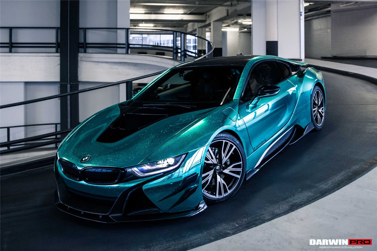 2014-2020 BMW i8 BZK Carbon Fiber Full Body Kit - DarwinPRO Aerodynamics