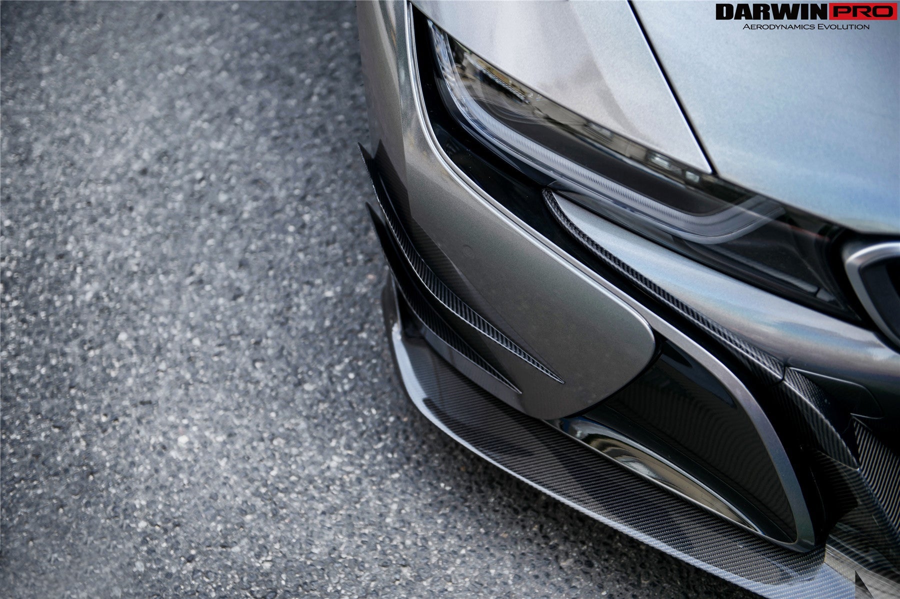 2014-2020 BMW i8 BZK Carbon Fiber Front Canards - DarwinPRO Aerodynamics