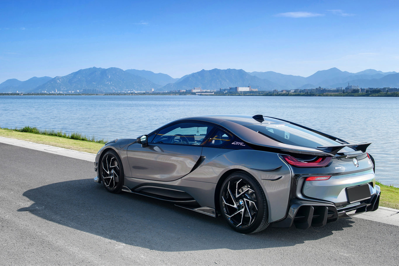2014-2020 BMW i8 BZK Carbon Fiber Trunk Spoiler - DarwinPRO Aerodynamics