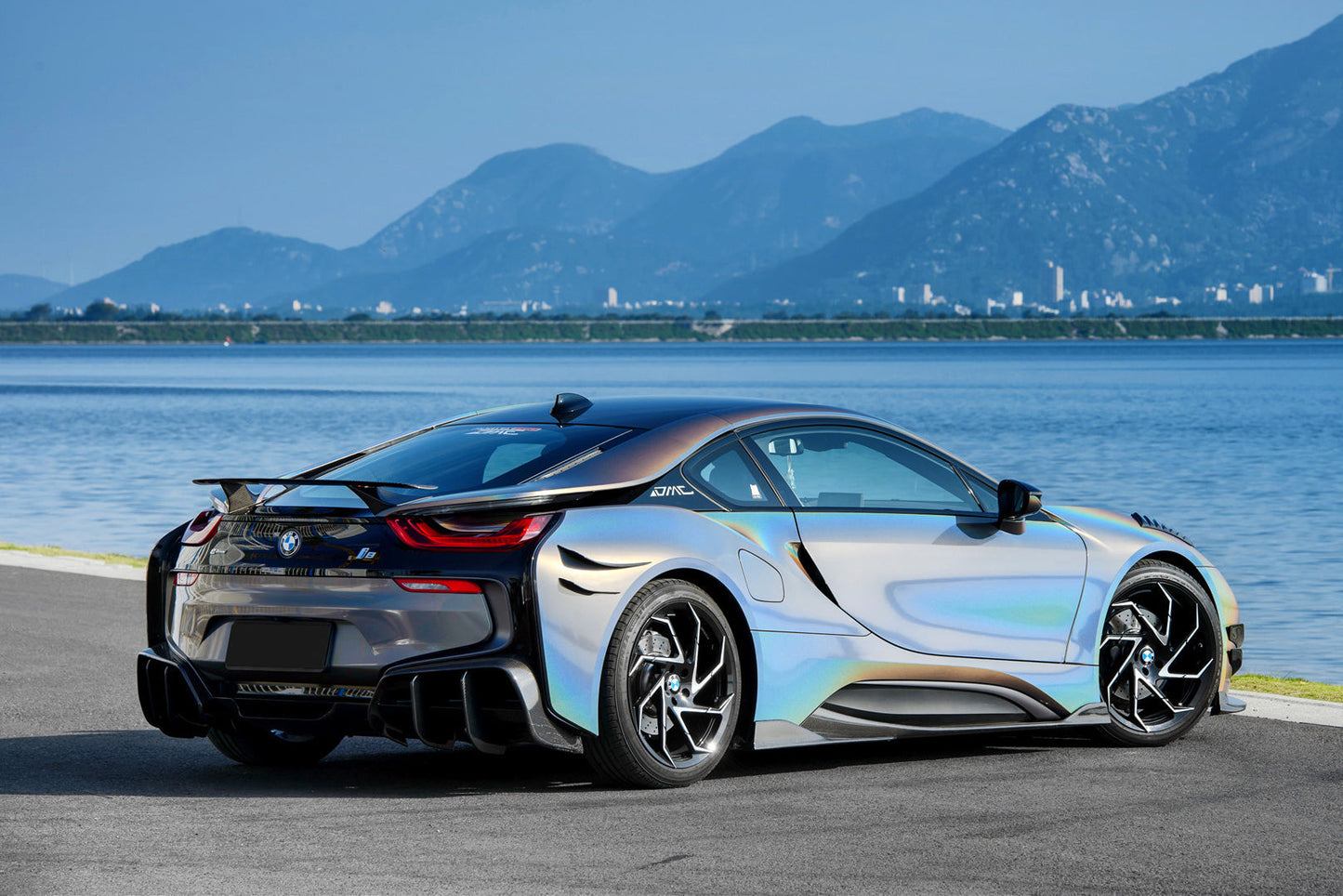 2014-2020 BMW i8 BZK Carbon Fiber Rear Canards - DarwinPRO Aerodynamics