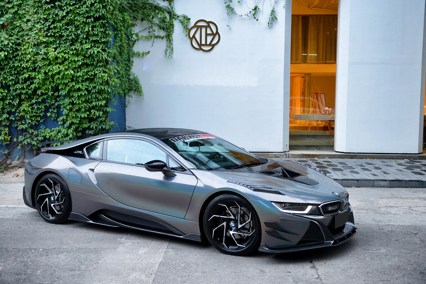 2014-2020 BMW i8 BZK Carbon Fiber Front Fender Vents - DarwinPRO Aerodynamics