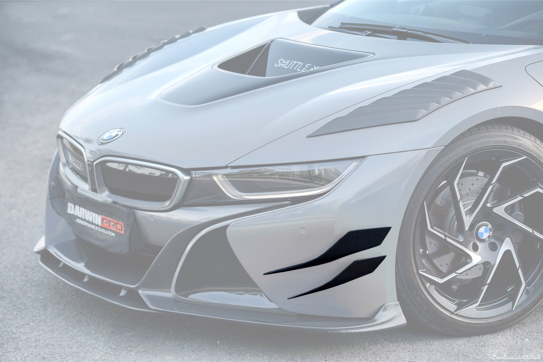 2014-2020 BMW i8 BZK Carbon Fiber Front Canards - DarwinPRO Aerodynamics
