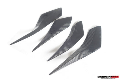2014-2020 BMW i8 BZK Carbon Fiber Front Canards - DarwinPRO Aerodynamics