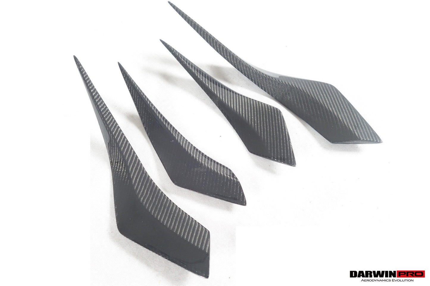 2014-2020 BMW i8 BZK Carbon Fiber Front Canards - DarwinPRO Aerodynamics