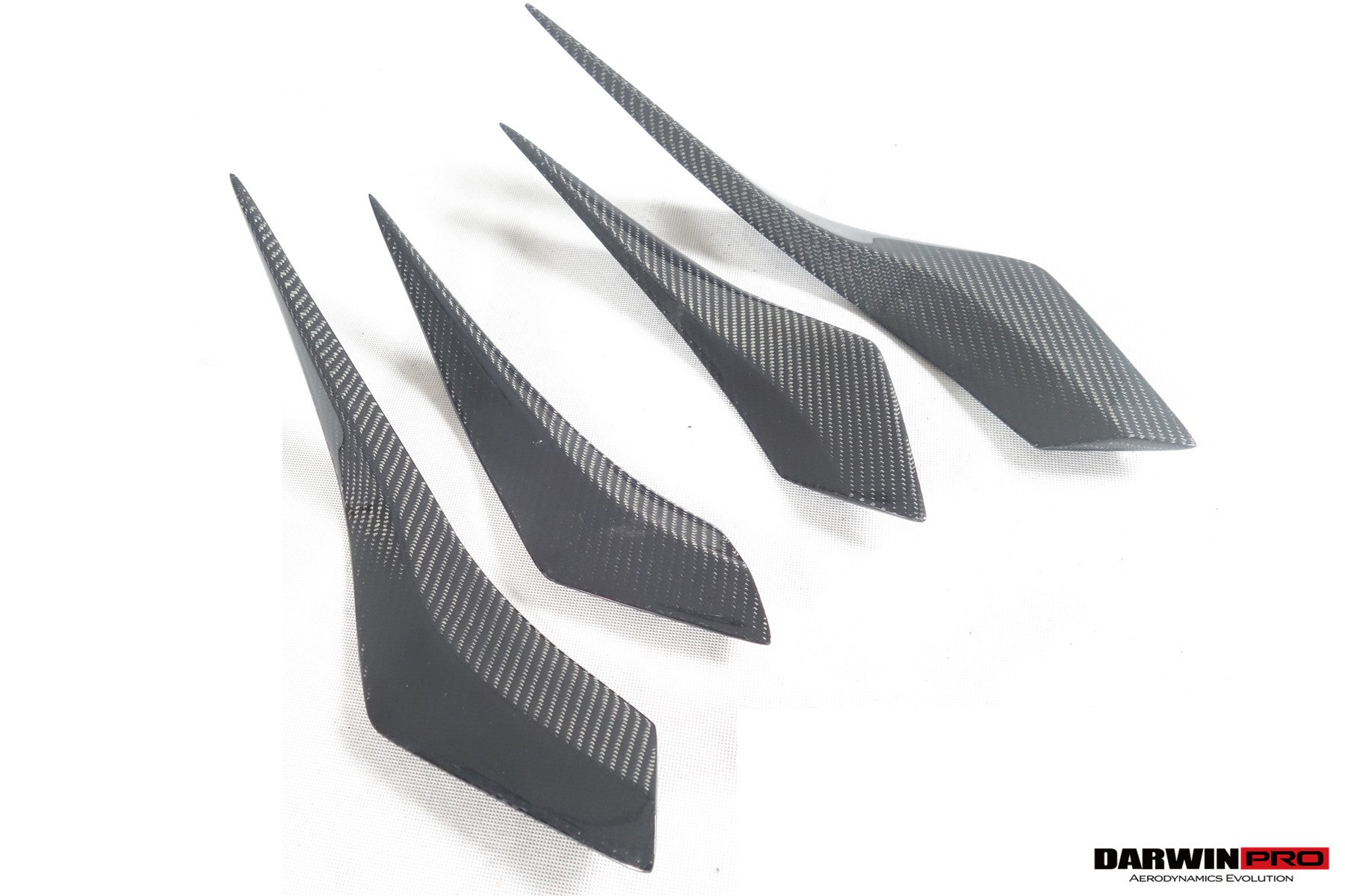 2014-2020 BMW i8 BZK Carbon Fiber Front Canards - DarwinPRO Aerodynamics
