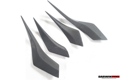 2014-2020 BMW i8 BZK Carbon Fiber Front Canards - DarwinPRO Aerodynamics