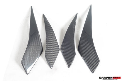 2014-2020 BMW i8 BZK Carbon Fiber Front Canards - DarwinPRO Aerodynamics