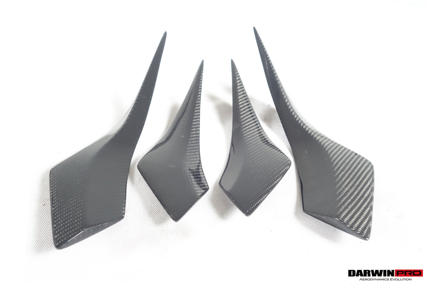 2014-2020 BMW i8 BZK Carbon Fiber Front Canards - DarwinPRO Aerodynamics