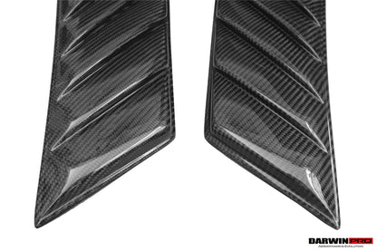 2014-2020 BMW i8 BZK Carbon Fiber Front Fender Vents - DarwinPRO Aerodynamics
