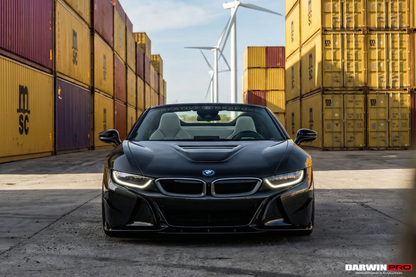 2014-2020 BMW i8 BZK Carbon Fiber Front Lip Splitter - DarwinPRO Aerodynamics