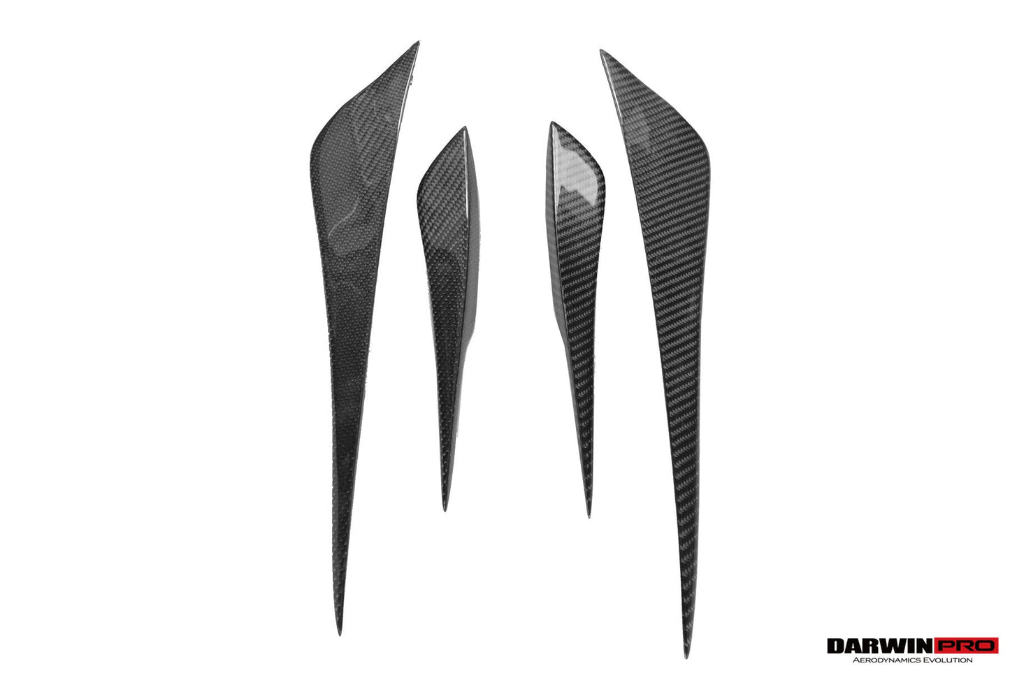 2014-2020 BMW i8 BZK Carbon Fiber Rear Canards - DarwinPRO Aerodynamics