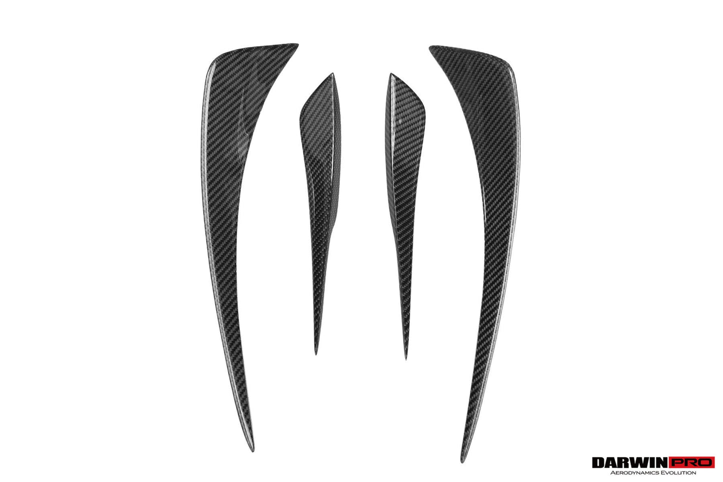2014-2020 BMW i8 BZK Carbon Fiber Rear Canards - DarwinPRO Aerodynamics