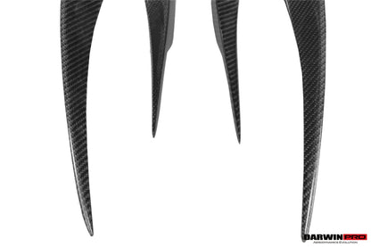2014-2020 BMW i8 BZK Carbon Fiber Rear Canards - DarwinPRO Aerodynamics