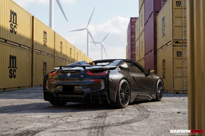 2014-2020 BMW i8 BZK Carbon Fiber Trunk Spoiler - DarwinPRO Aerodynamics