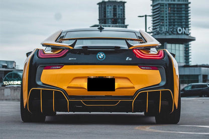 2014-2018 BMW i8 BZK Carbon Fiber Rear Diffuser - DarwinPRO Aerodynamics