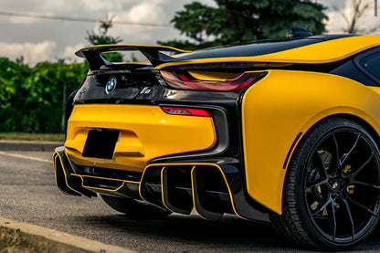 2014-2018 BMW i8 BZK Carbon Fiber Trunk Spoiler - DarwinPRO Aerodynamics