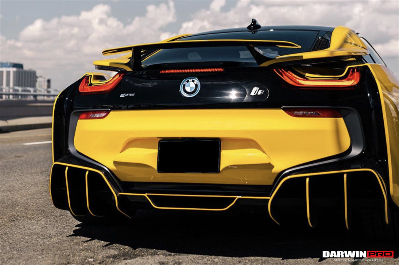 2014-2018 BMW i8 BZK Carbon Fiber Trunk Spoiler - DarwinPRO Aerodynamics