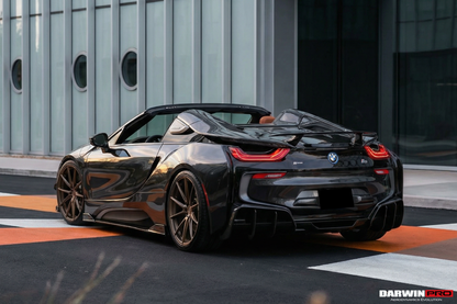 2014-2020 BMW i8 BZK Carbon Fiber Side Skirts - DarwinPRO Aerodynamics