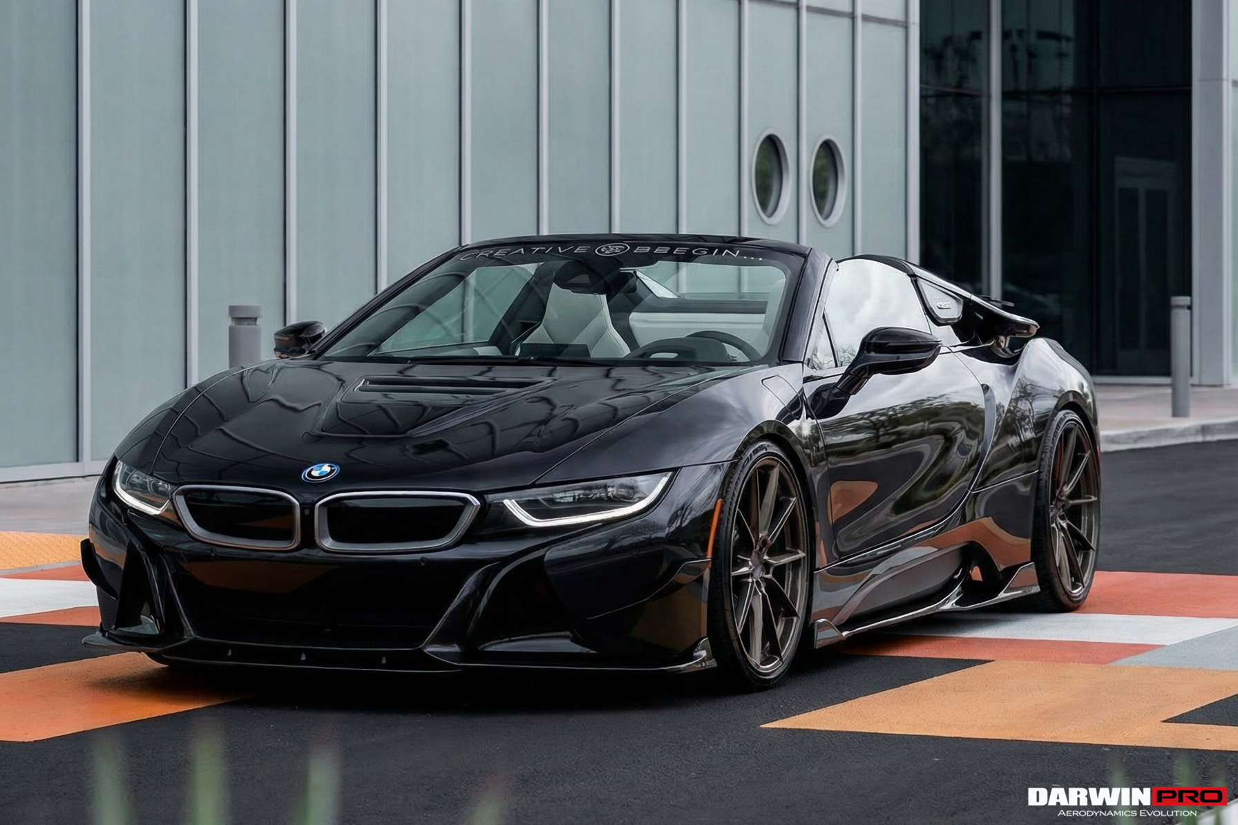 2014-2020 BMW i8 BZK Carbon Fiber Side Skirts - DarwinPRO Aerodynamics