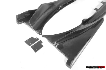 2014-2020 BMW i8 BZK Carbon Fiber Side Skirts - DarwinPRO Aerodynamics