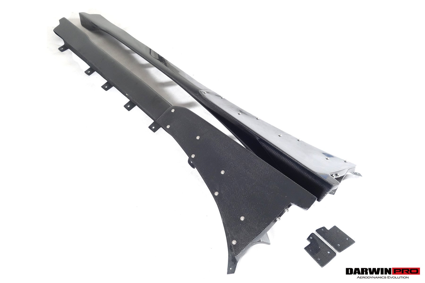 2014-2020 BMW i8 BZK Carbon Fiber Side Skirts - DarwinPRO Aerodynamics