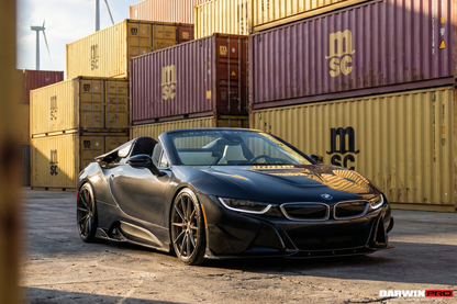 2014-2020 BMW i8 BZK Carbon Fiber Front Lip Splitter - DarwinPRO Aerodynamics