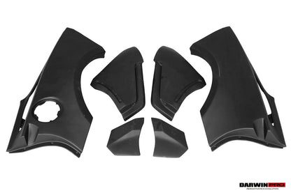 2013-2017 Corvette C7 Z51 BKSS Style Fiber Reinforce Ploymer Wide Rear Fender - DarwinPRO Aerodynamics