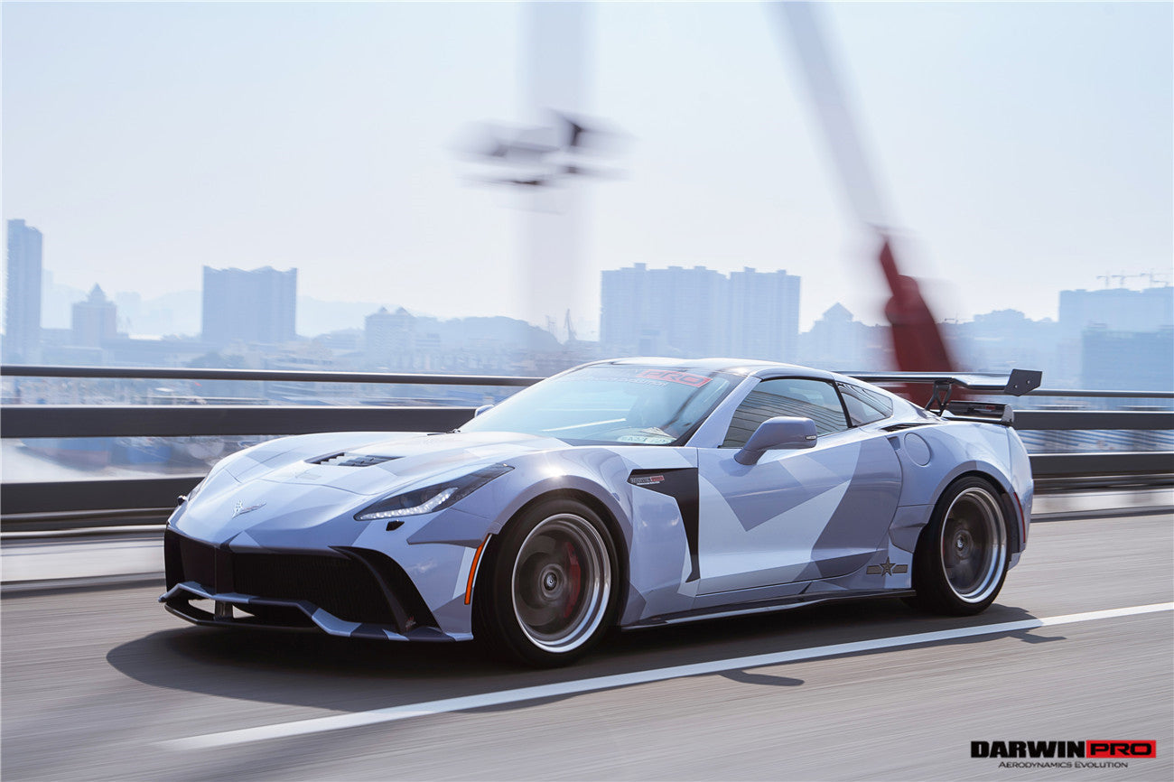2013-2017 Corvette C7 Z51 BKSS Style Front Bumper - DarwinPRO Aerodynamics