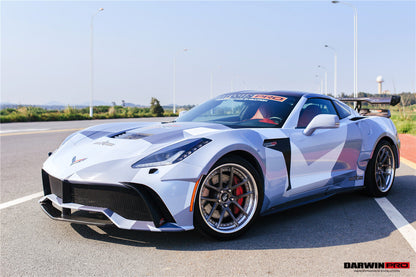 2013-2017 Corvette C7 Z51 BKSS Style Full Wide Body Kit - DarwinPRO Aerodynamics