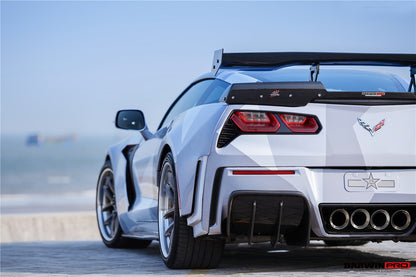 2013-2019 Corvette C7 Z51 Grandsport Z06  BKSS Style Rear Diffuser - DarwinPRO Aerodynamics