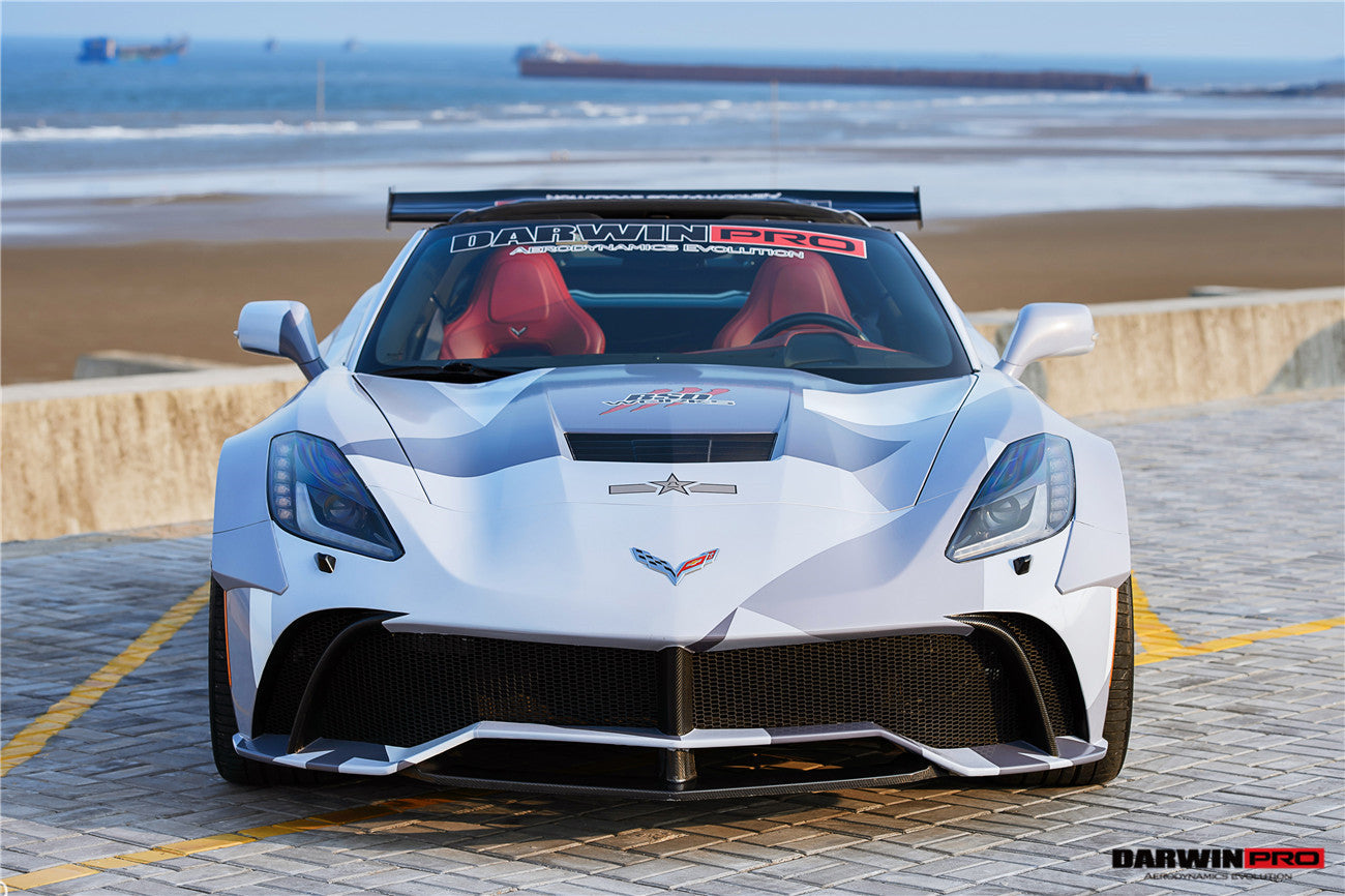 2013-2017 Corvette C7 Z51 BKSS Style Front Bumper - DarwinPRO Aerodynamics