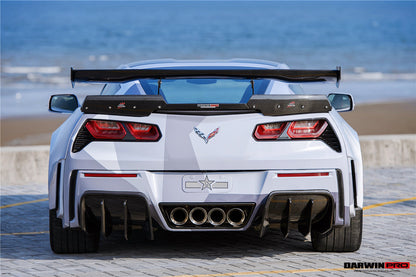 2013-2019 Corvette C7 Z51 Grandsport Z06  BKSS Style Rear Diffuser - DarwinPRO Aerodynamics
