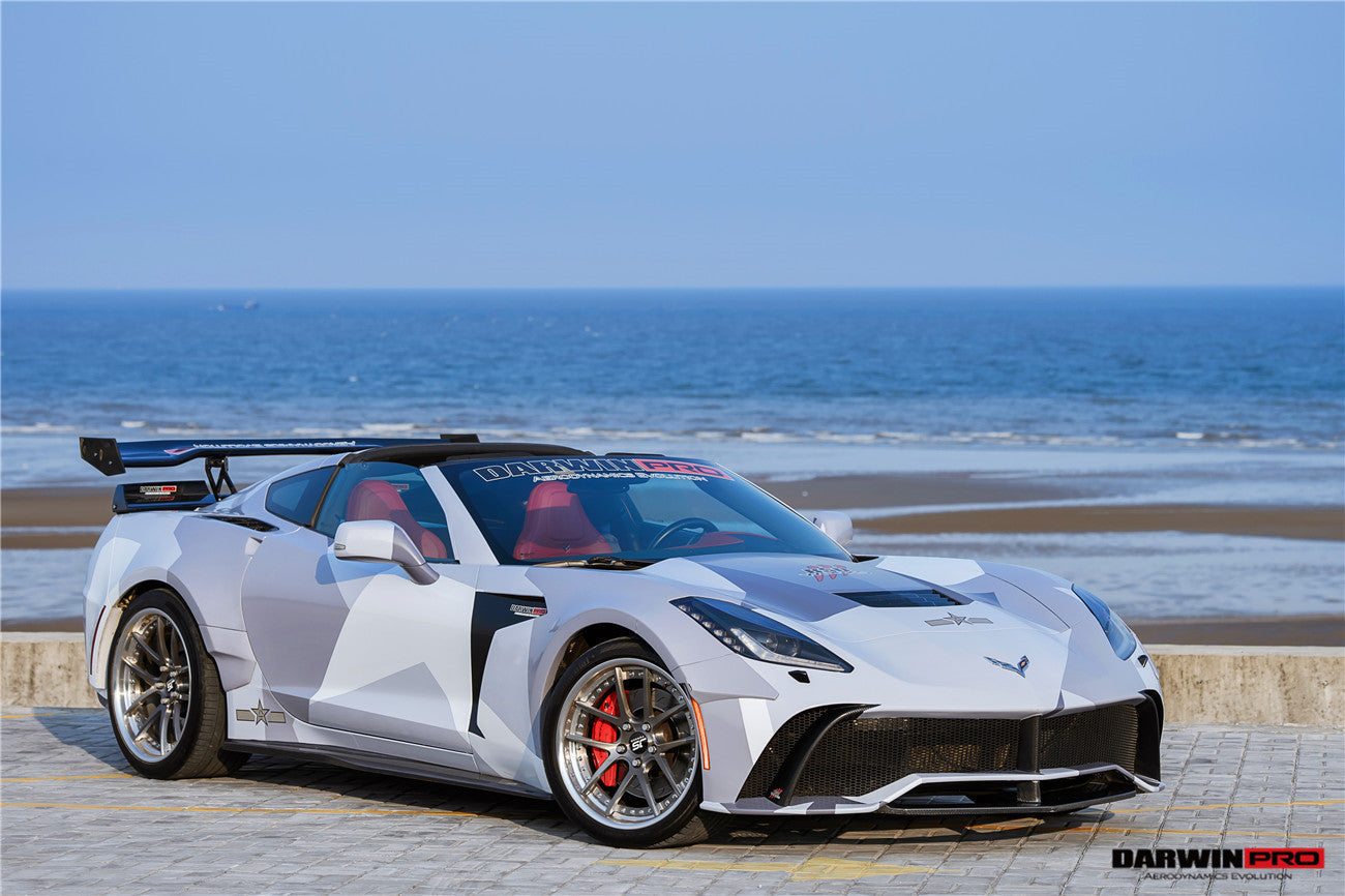 2013-2019 Corvette C7 Z51 Grandsport Z06 BKSS Style Trunk Wing Spoiler - DarwinPRO Aerodynamics