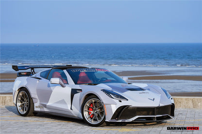 2013-2019 Corvette C7 Z51 Grandsport Z06 BKSS Style Trunk Wing Spoiler - DarwinPRO Aerodynamics