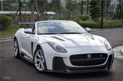 DarwinPRO 2013-2017 Jaguar F-Type Coupe & Convertible IMP Performance Partial Carbon Fiber Front Bumper with Lip - DarwinPRO Aerodynamics