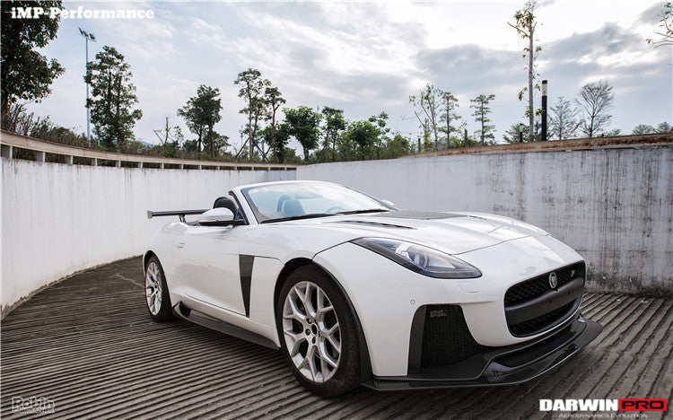 DarwinPRO 2013-2017 Jaguar F-Type Convertible IMP Performance Partial Carbon Fiber Full Body Kit - DarwinPRO Aerodynamics